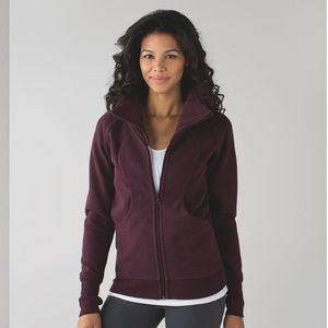 Cozy Cuddle Up lululemon jacket in Bordeaux Drama